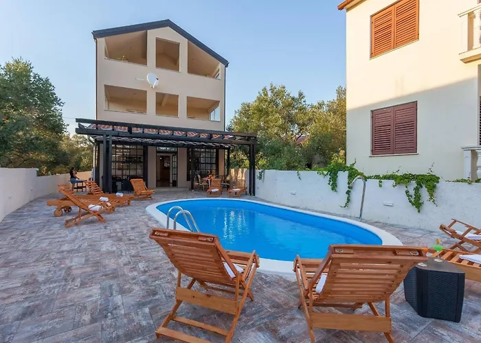 Semesterbostad My Dalmatia - Seaside Marin With Private Heated Pool